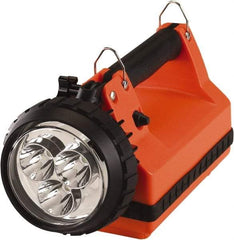 Streamlight - White LED Bulb, 540 Lumens, Spotlight/Lantern Flashlight - Orange Plastic Body, 1 6V Battery Included - Apex Tool & Supply
