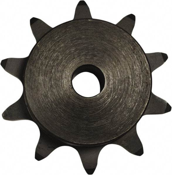 U.S. Tsubaki - 18 Teeth, 1-1/2" Chain Pitch, Chain Size 2062, Double Pitch Sprocket - 1" Bore Diam, 8.638" Pitch Diam, 9.41" Outside Diam - Apex Tool & Supply