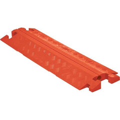 Checkers - On Floor Cable Covers Cover Material: Polyurethane Number of Channels: 1 - Apex Tool & Supply