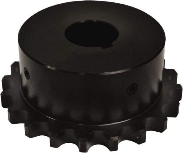 U.S. Tsubaki - 1-7/16" Bore Diam Finished Bore Roller Chain Coupling - 4.561" Coupling OD - Apex Tool & Supply