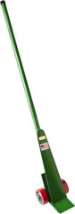 Fairbanks - 4,600 Lbs. Load Limit 6 Ft. Long Pry Bar Lever Dolly - 6 Inches Wide x 3.5 Inch Deep Nose, Oak Wood Handle, Polyurethane Mold on to Cast Center Wheels - Apex Tool & Supply