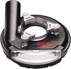 Milwaukee Tool - 4 & 5" Diam Grinder Dust Shroud - For Use with Sanders/Grinders - Apex Tool & Supply