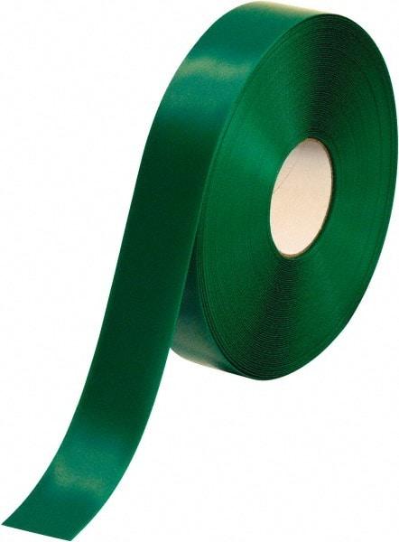 PRO-SAFE - Green Solid Color PVC Tape - 2" Wide x 100' Long x 50 mil Thick, General Traffic - Apex Tool & Supply
