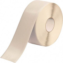 PRO-SAFE - White Solid Color PVC Tape - 4" Wide x 100' Long x 50 mil Thick, General Traffic - Apex Tool & Supply
