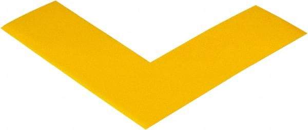PRO-SAFE - Yellow Solid Color PVC Tape - 2" Wide x 1/2' Long x 50 mil Thick, General Traffic - Apex Tool & Supply