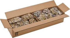 Value Collection - 2,275 Piece Steel Hex Head Cap Screws - 1/4 to 5/8 Thread, Grade 5 - Apex Tool & Supply