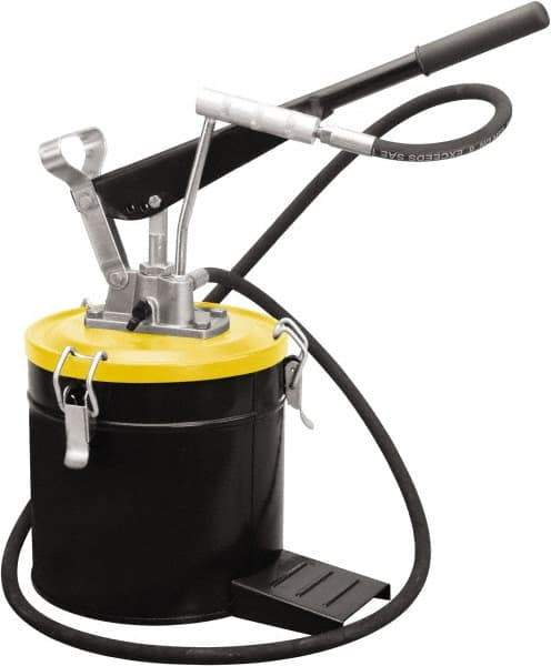PRO-LUBE - Grease Lubrication 3 Strokes/oz Flow Aluminum & Steel Lever Hand Pump - For 208 oz Container - Apex Tool & Supply