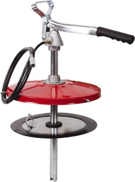 PRO-LUBE - Grease Lubrication 19 Strokes/oz Flow Aluminum & Steel Lever Hand Pump - For 25 to 50 Lb Container - Apex Tool & Supply