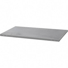 Hallowell - 48" Wide, Open Shelving Accessory/Component - Steel, Powder Coat Finish, 18" Deep, Use with Hi-Tech Industrial Grade Standard Shelving - Apex Tool & Supply