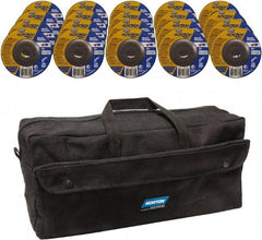 Norton - 4-1/2" Wheel Diam, 1/4" Wheel Thickness, Type 27 Depressed Center Wheel - Ceramic, Resinoid Bond, 13,580 Max RPM - Apex Tool & Supply