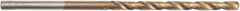 Irwin - 9/32" 135° High Speed Steel Jobber Drill - TiN Finish, Spiral Flute, Straight Shank, 4-1/4" OAL, Split Point - Apex Tool & Supply