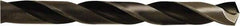 Irwin - 9/32" 135° High Speed Steel Jobber Drill - Oxide Finish, Spiral Flute, Straight Shank, 4-1/4" OAL, Split Point - Apex Tool & Supply