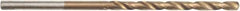 Irwin - 1/16" 135° High Speed Steel Jobber Drill - TiN Finish, Spiral Flute, Straight Shank, 1-7/8" OAL, Split Point - Apex Tool & Supply