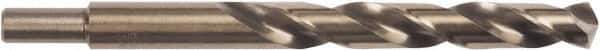Irwin - 27/64" 135° High Speed Steel Jobber Drill - Oxide Finish, Spiral Flute, Straight Shank, 5-3/8" OAL, Split Point - Apex Tool & Supply