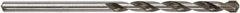 Irwin - 3/16" 135° Carbide-Tipped Jobber Drill - Oxide Finish, Spiral Flute, Straight Shank, 3-3/4" OAL, Split Point - Apex Tool & Supply