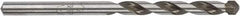 Irwin - 5/16" 135° Carbide-Tipped Jobber Drill - Oxide Finish, Spiral Flute, Straight Shank, 4-3/4" OAL, Split Point - Apex Tool & Supply