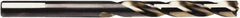 Irwin - 15/32" 135° High Speed Steel Jobber Drill - Oxide/Gold Finish, Spiral Flute, Straight Shank, 5-3/4" OAL - Apex Tool & Supply