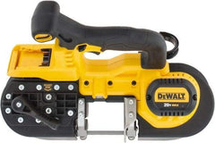 DeWALT - 20 Volt, 32-7/8" Blade, 740 SFPM Cordless Portable Bandsaw - 2-1/2" (Round) & 2-1/2 x 2-1/2" (Rectangle) Cutting Capacity, Lithium-Ion Battery Not Included - Apex Tool & Supply