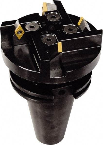 Kyocera - RG-1 System Size, CAT40 Taper, Modular Tool Holding System Adapter - Exact Industrial Supply