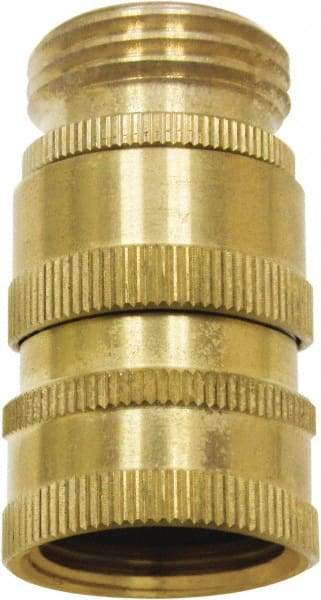 SANI-LAV - 3/4 GHT Garden Hose Quick Disconnect - Brass, Female Hose to Male Hose Connector - Apex Tool & Supply