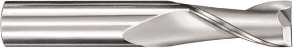 SGS - 8mm Diam, 25mm LOC, Plain End, Solid Carbide Diamond Pattern Router Bit - Right Hand Cut, 63mm OAL, Use on Composite Plastics - Apex Tool & Supply