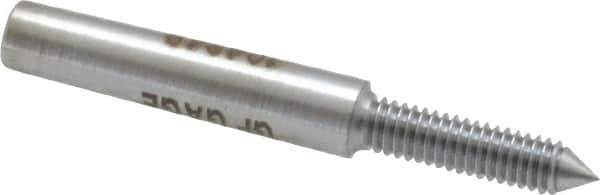GF Gage - #4-48, Class 2B, 3B, Single End Plug Thread Go Gage - Hardened Tool Steel, Size 00 Handle Not Included - Apex Tool & Supply