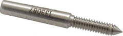 GF Gage - #5-40, Class 2B, 3B, Single End Plug Thread Go Gage - Hardened Tool Steel, Size 00 Handle Not Included - Apex Tool & Supply