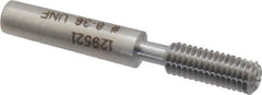 GF Gage - #8-36, Class 2B, 3B, Single End Plug Thread Go Gage - Hardened Tool Steel, Size 0 Handle Not Included - Apex Tool & Supply