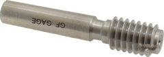 GF Gage - 5/16-18, Class 2B, 3B, Single End Plug Thread Go Gage - Hardened Tool Steel, Size 1 Handle Not Included - Apex Tool & Supply