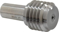 GF Gage - 1-1/8 - 7, Class 2B, 3B, Single End Plug Thread Go Gage - Hardened Tool Steel, Size 4 Handle Not Included - Apex Tool & Supply