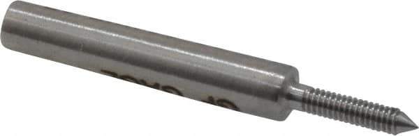 GF Gage - #0-80, Class 2B, Single End Plug Thread No Go Gage - Hardened Tool Steel, Size 000 Handle Not Included - Apex Tool & Supply