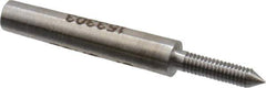 GF Gage - #1-72, Class 2B, Single End Plug Thread No Go Gage - Hardened Tool Steel, Size 000 Handle Not Included - Apex Tool & Supply