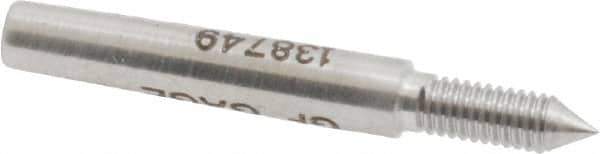 GF Gage - #3-56, Class 2B, Single End Plug Thread No Go Gage - Hardened Tool Steel, Size 000 Handle Not Included - Apex Tool & Supply