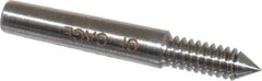 GF Gage - #6-32, Class 2B, Single End Plug Thread No Go Gage - Hardened Tool Steel, Size 00 Handle Not Included - Apex Tool & Supply