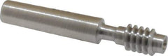 GF Gage - #10-24, Class 2B, Single End Plug Thread No Go Gage - Hardened Tool Steel, Size 0 Handle Not Included - Apex Tool & Supply