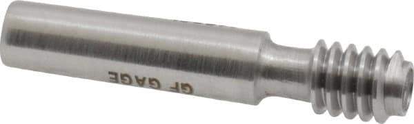 GF Gage - 1/4-20, Class 2B, Single End Plug Thread No Go Gage - Hardened Tool Steel, Size 1 Handle Not Included - Apex Tool & Supply