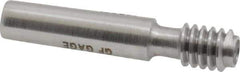 GF Gage - 1/4-20, Class 2B, Single End Plug Thread No Go Gage - Hardened Tool Steel, Size 1 Handle Not Included - Apex Tool & Supply