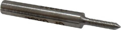 GF Gage - #0-80, Class 3B, Single End Plug Thread No Go Gage - Hardened Tool Steel, Size 000 Handle Not Included - Apex Tool & Supply