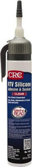 CRC - 8 oz Tube Clear RTV Silicone Gasket Sealant - -76 to 356°F Operating Temp, 24 hr Full Cure Time - Apex Tool & Supply