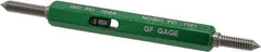 GF Gage - #5-40, Class 2B, Double End Plug Thread Go/No Go Gage - Hardened Tool Steel, Size 00 Handle Included - Apex Tool & Supply