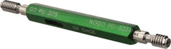 GF Gage - 1/4-20, Class 2B, Double End Plug Thread Go/No Go Gage - Hardened Tool Steel, Size 1 Handle Included - Apex Tool & Supply