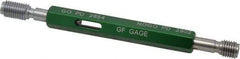 GF Gage - 5/16-24, Class 2B, Double End Plug Thread Go/No Go Gage - Hardened Tool Steel, Size 1 Handle Included - Apex Tool & Supply