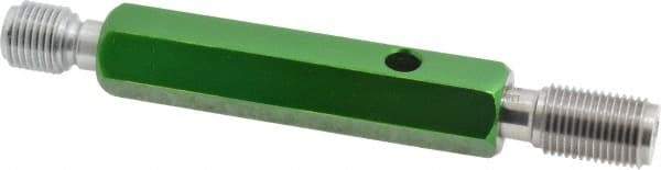 GF Gage - 9/16-18, Class 2B, Double End Plug Thread Go/No Go Gage - Hardened Tool Steel, Size 3 Handle Included - Apex Tool & Supply