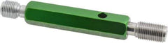 GF Gage - 9/16-18, Class 2B, Double End Plug Thread Go/No Go Gage - Hardened Tool Steel, Size 3 Handle Included - Apex Tool & Supply