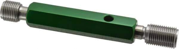 GF Gage - 5/8-18, Class 2B, Double End Plug Thread Go/No Go Gage - Hardened Tool Steel, Size 3 Handle Included - Apex Tool & Supply