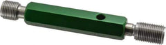 GF Gage - 5/8-18, Class 2B, Double End Plug Thread Go/No Go Gage - Hardened Tool Steel, Size 3 Handle Included - Apex Tool & Supply
