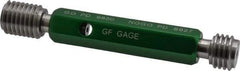 GF Gage - 3/4-10, Class 2B, Double End Plug Thread Go/No Go Gage - Hardened Tool Steel, Size 3 Handle Included - Apex Tool & Supply