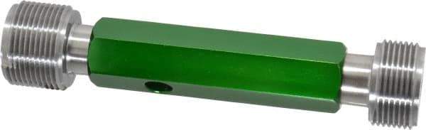 GF Gage - 1-3/8 - 12, Class 2B, Double End Plug Thread Go/No Go Gage - Hardened Tool Steel, Size 5 Handle Included - Apex Tool & Supply