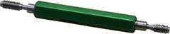 GF Gage - #8-32, Class 3B, Double End Plug Thread Go/No Go Gage - Hardened Tool Steel, Size 0 Handle Included - Apex Tool & Supply