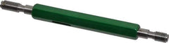 GF Gage - 1/4-28, Class 3B, Double End Plug Thread Go/No Go Gage - Hardened Tool Steel, Size 1 Handle Included - Apex Tool & Supply